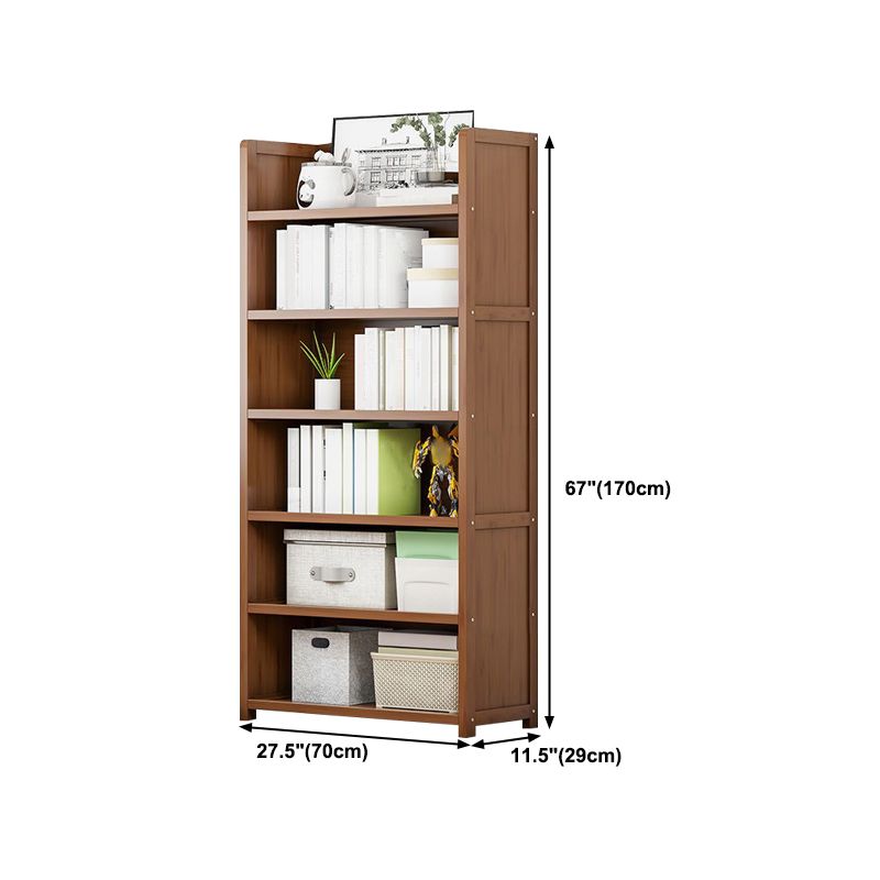 11.42"W Bookshelf Contemporary Style Bookcase for Office and Study Room
