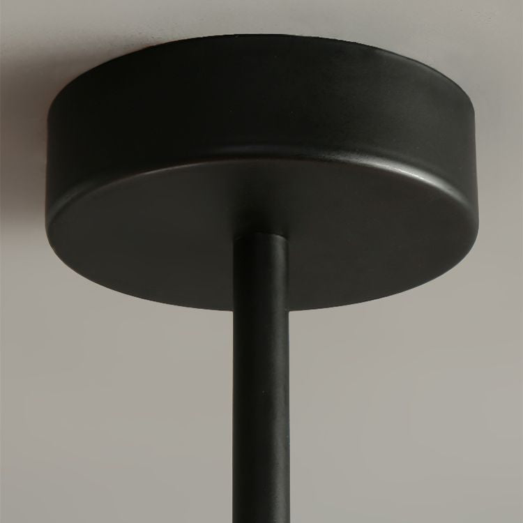 Contemporary Gold Black Iron Hanging Chandelier Ceiling Hanging Light Fixture