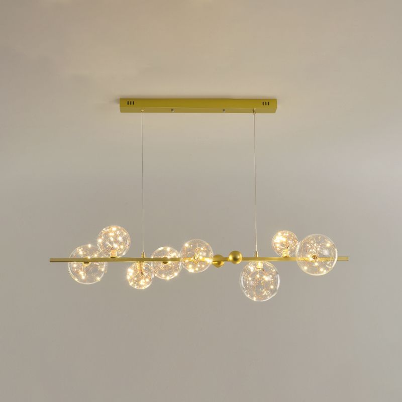 Modern Dining Pendant Lamp Fixture Kitchen Dining Room Glass Shade Hanging Light