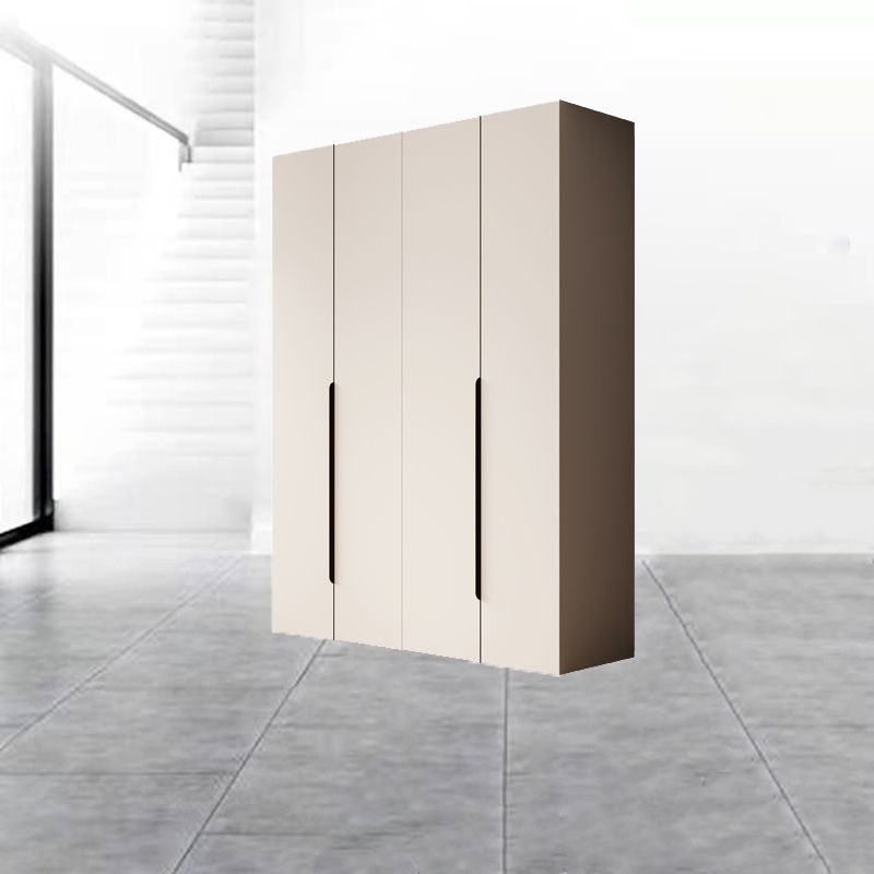 Modern Style Bedroom Wardrobe Cabinet Wooden Storage Cabinet with Garment Rod