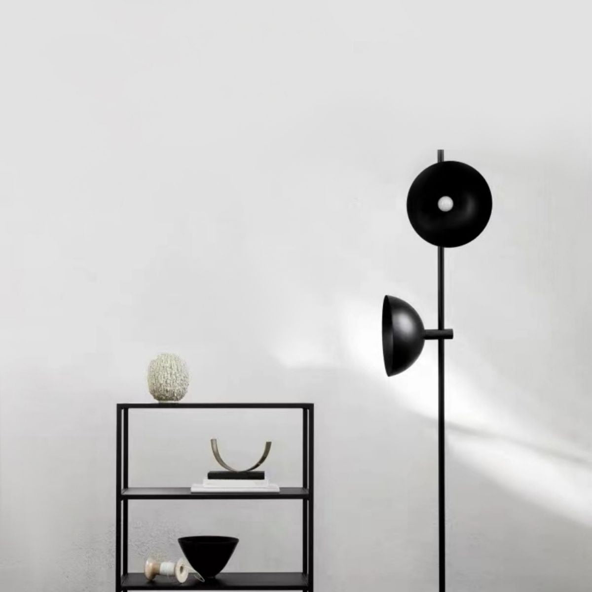 Libreria etagere in metallo aperto libreria contemporanea con ripiani