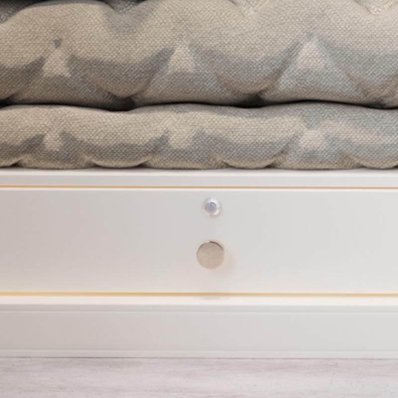 White Wardrobe Cabinet Engineered Wood Wardrobe Armoire for Home