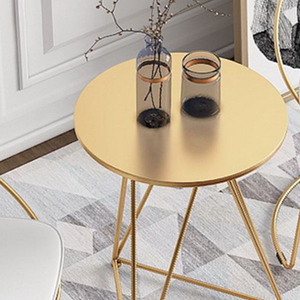 Metal Counter Table Set 1/2/3 Pieces Contemporary Round Pub Table Set