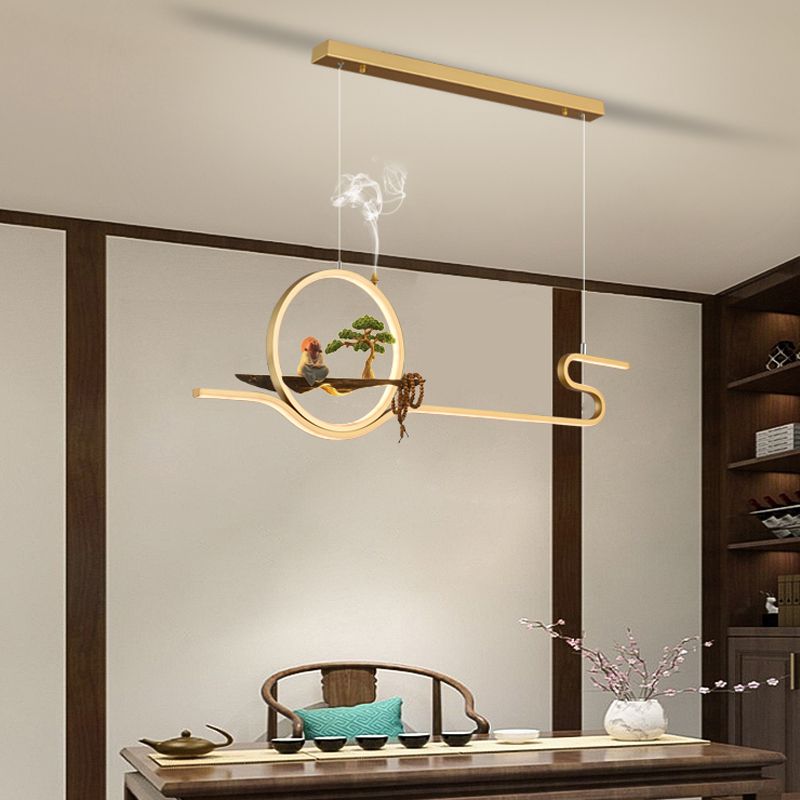 Iluminación moderna de la isla de la isla de la isla accesorios de iluminación colgante