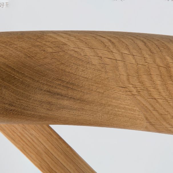 Chaises de salle à manger en bois de ferme, fauteuil latéral arrière croisé pour Restaurant