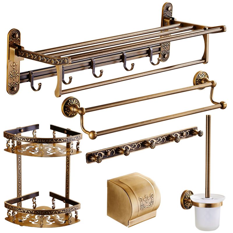Traditional Bathroom Accessories Hardware Set Brass Bathroom Hardware