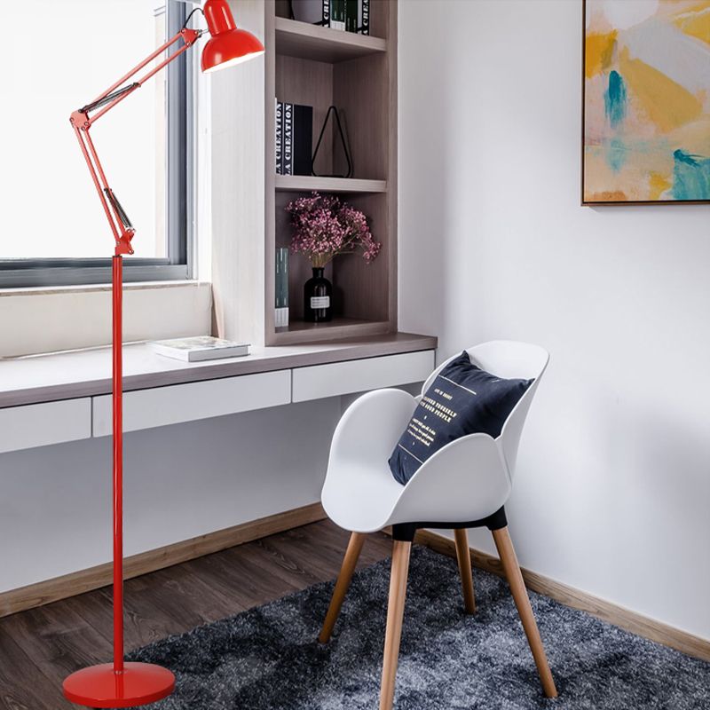 Bell Shape Floor Lamp Contemporary Style Metal Single Light Floor Lamp