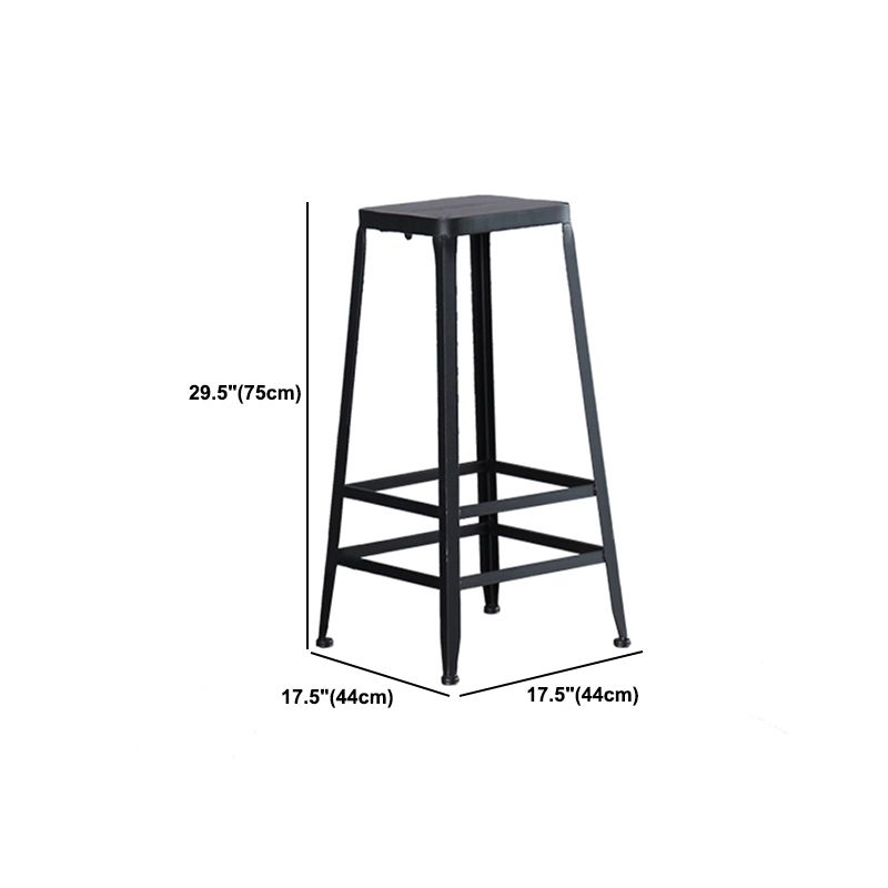 Industrial 1/5/9 Pieces Bar Table Set Rectangle Pine Wood Counter Table with High Stools