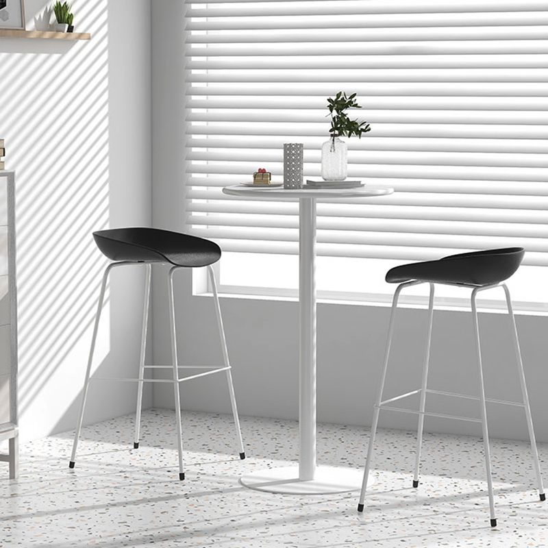 Modem & Contemporary Metal Round Bar Wine Table for Living Room