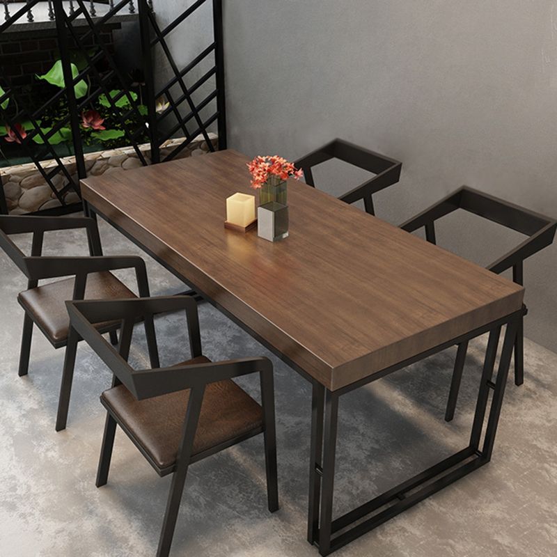 Industrial 1/4/5/7 Pieces Dinette Set Solid Wood Dining Table Set