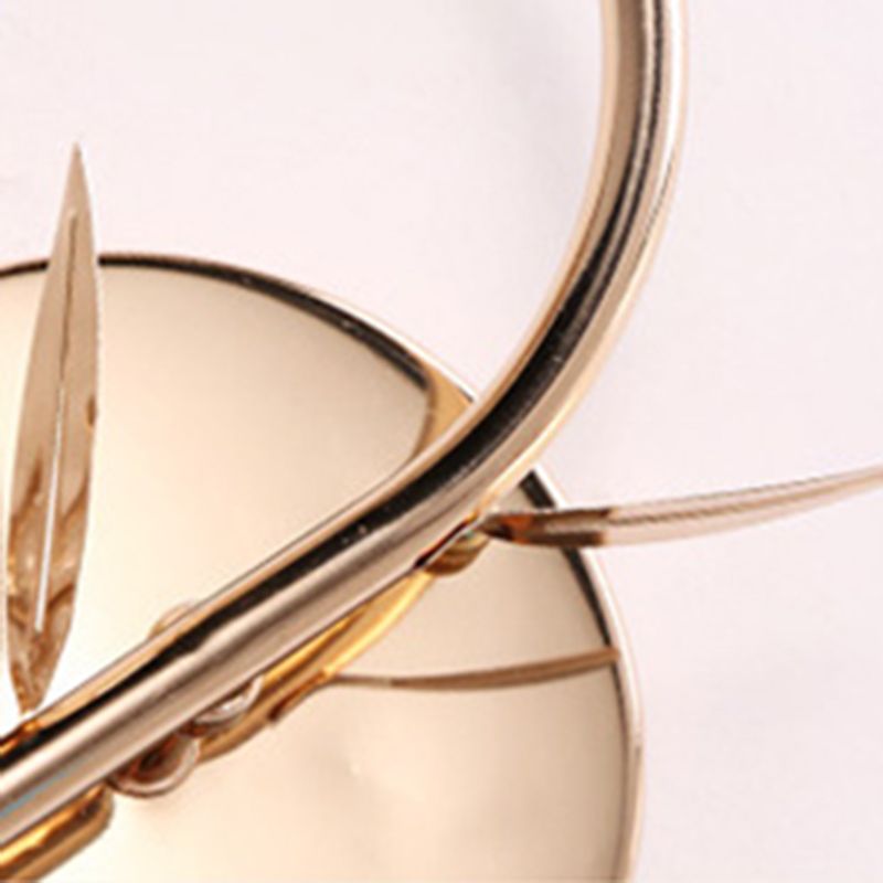 Modern Style Wall Lamp Spherical Sconce Lighting with Crystal Shade for Bedroom