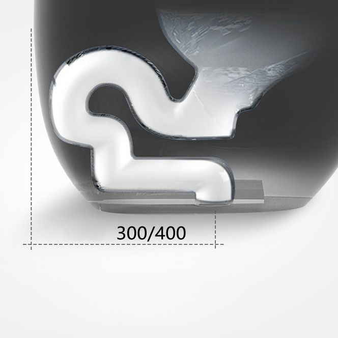 Modern Toilet Concealed Tank One-Piece Flush Toilet with Slow Close Seat