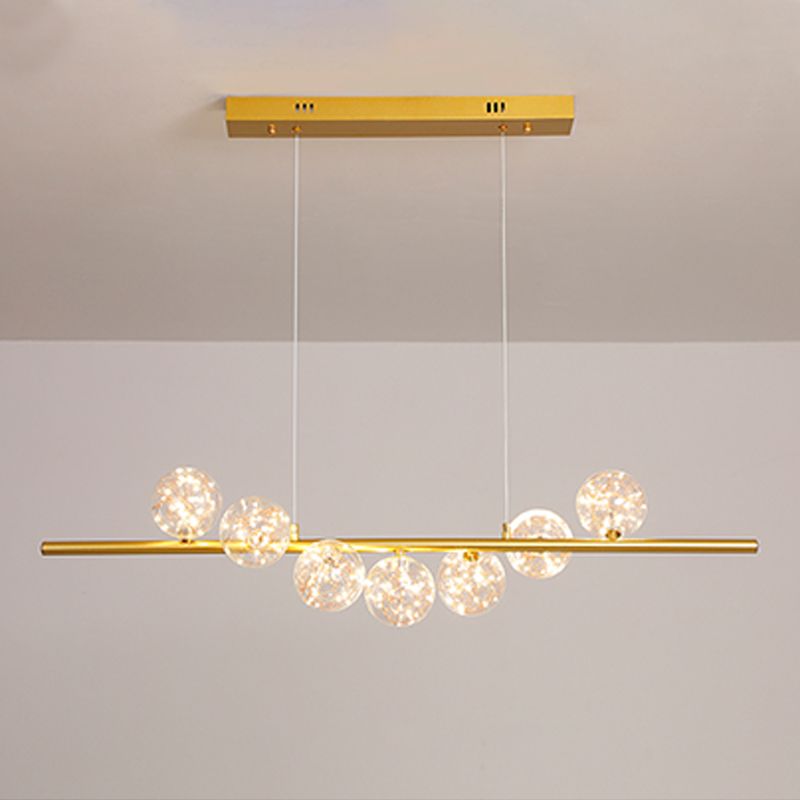 Modern Globe Island Chandelier Lights Glass Chandelier Lighting Fixtures