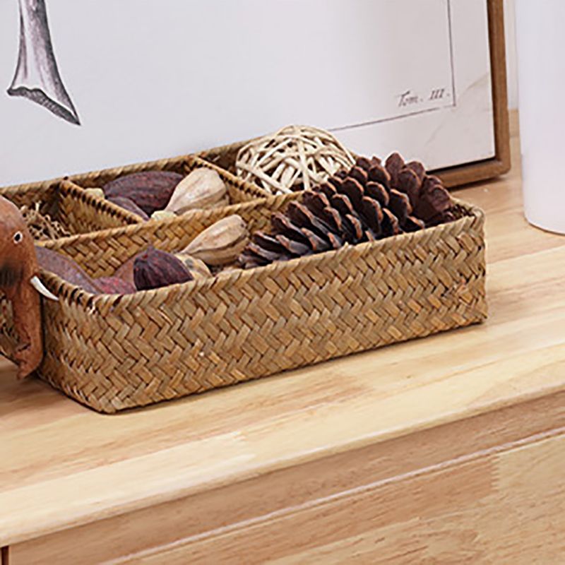 Contemporary Natural Accent Chest Rubberwood Chest with Drawers