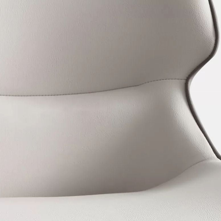 Chaise de salle à manger industrielle chaise latéral à oreilles avec des jambes en métal noir pour usage domestique