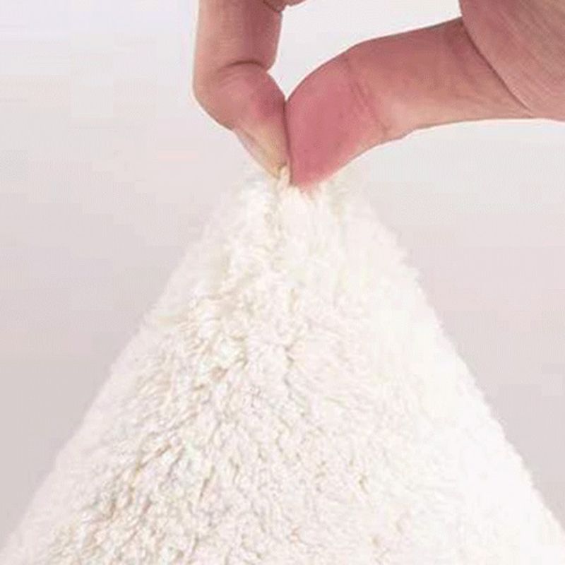 White Color Piece Rug Polyester Area Rug Stain Resistant Rug for Living Room