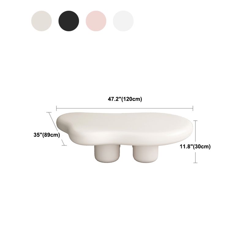 Solid Wood 4 Legs Coffee Table Minimalist Nordic Style Coffee Table