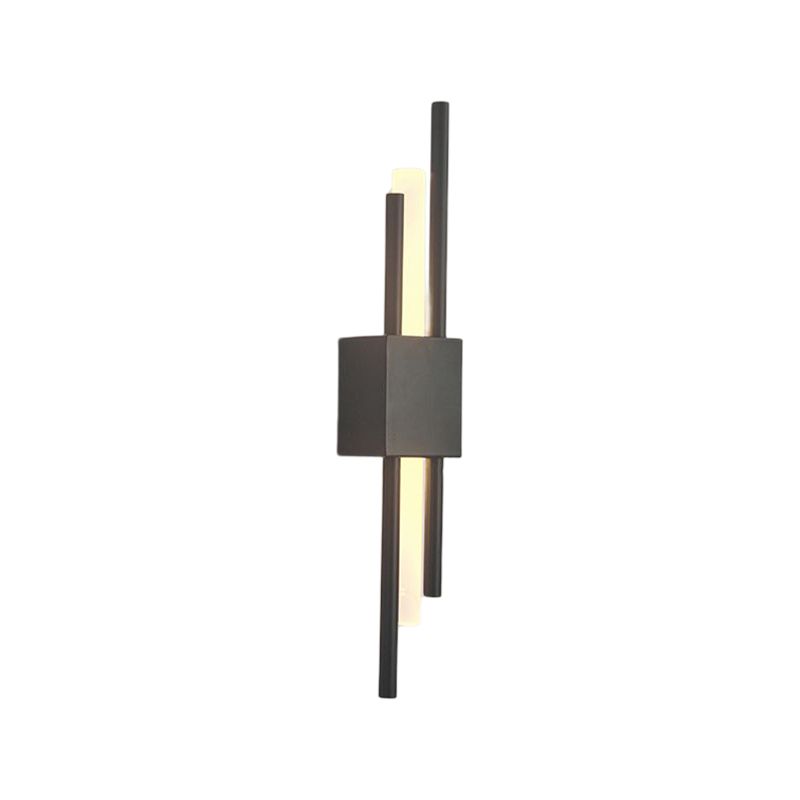 Contemporary Geometric Wall Lamp Metal Wall Light Fixture for Living Room