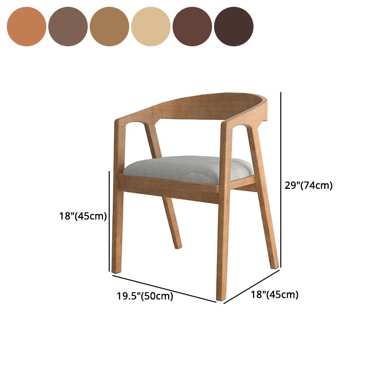 Dining Room Arm Chairs Modern Solid Wood Kitchen Side Chair for Home