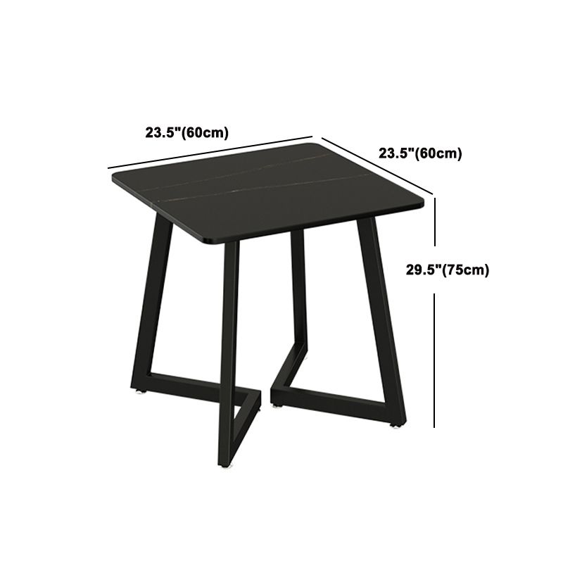 Modern 1/3/7 Pieces Dining Set Rectangle Stone Dining Table for Cafe