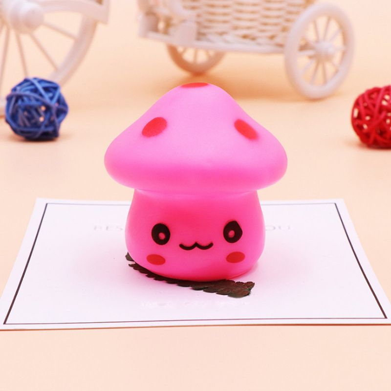 Lámpara de pared LED LED LED LED LED LED de los caricaturas de plástico de la luz nocturna de la luz de los champiñones en 7, blanco/rojo/azul