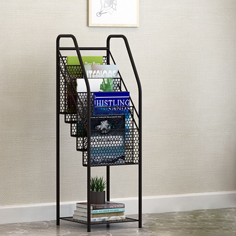 5-Shelf Metal Ladder Bücherregal zeitgenössisches Buchregal, 36,2 '' H x 12,2 '' W.