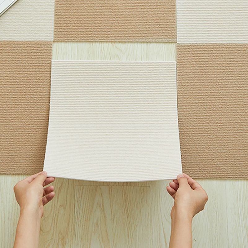 Modern Loose Lay Carpet Tile Checkered Carpet Floor Tile for Living Room