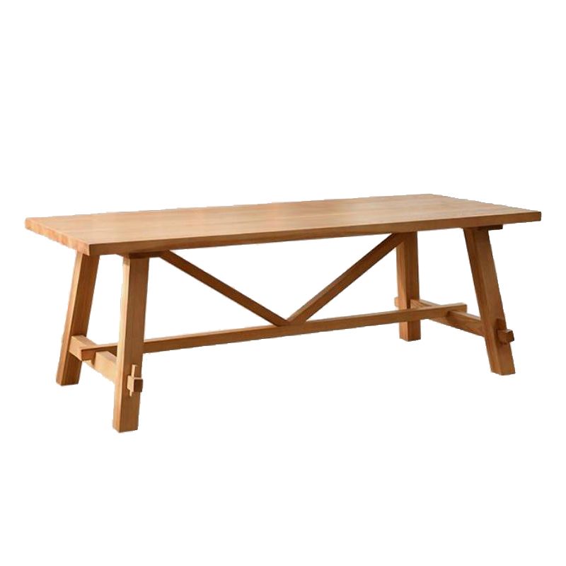 Traditional 1/2/3/5/7 Pieces Dining Set Rectangle Pine Wood Dining Table for Dining Room