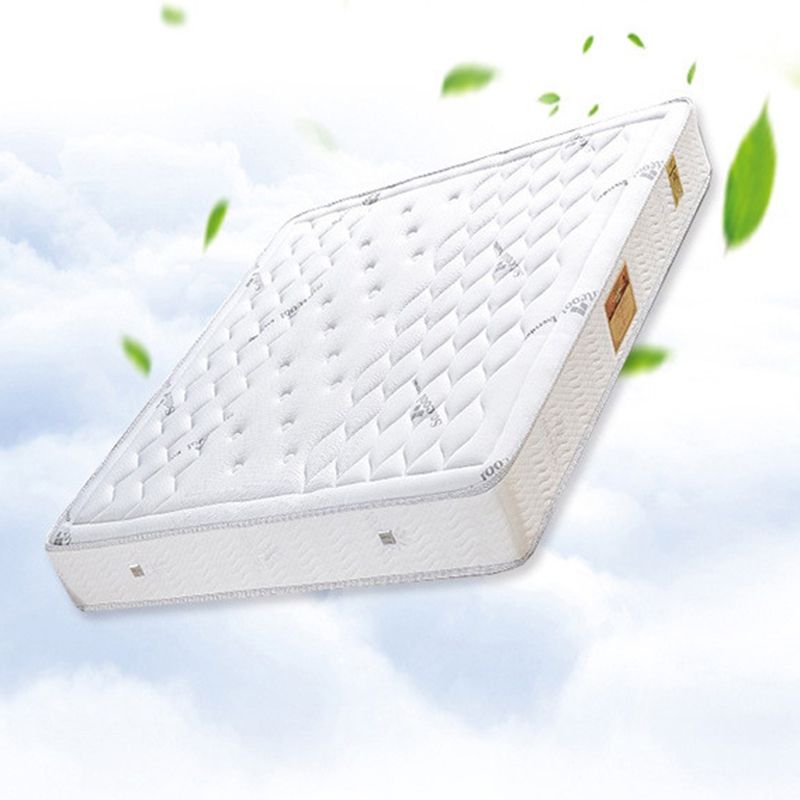 Modern Panel Bed Solid Wood Panel Standard Bed with Headboard