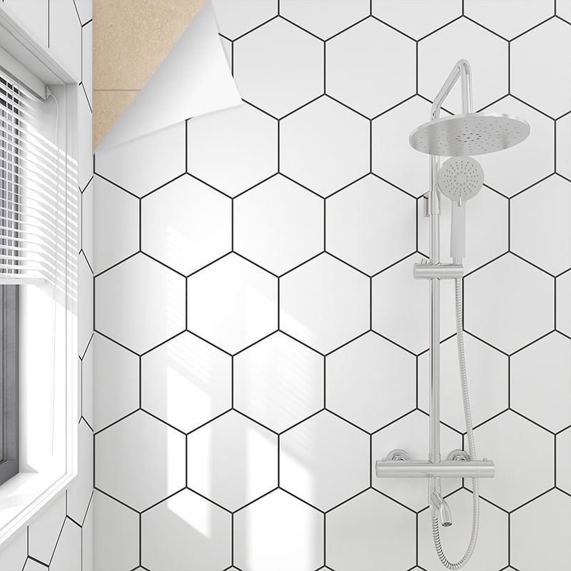 Modern Backsplash Wallpaper Peel and Stick Mosaic Tile for Bathroom