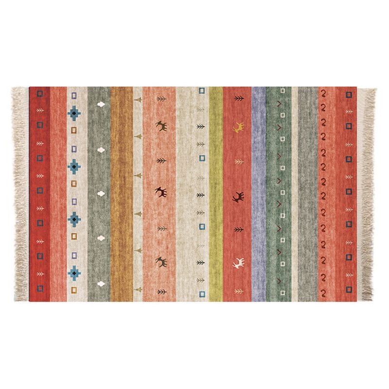 Boheems gebied tapijt polyester medaillon print binnen tapijt vlek resistent tapijt voor woonkamer