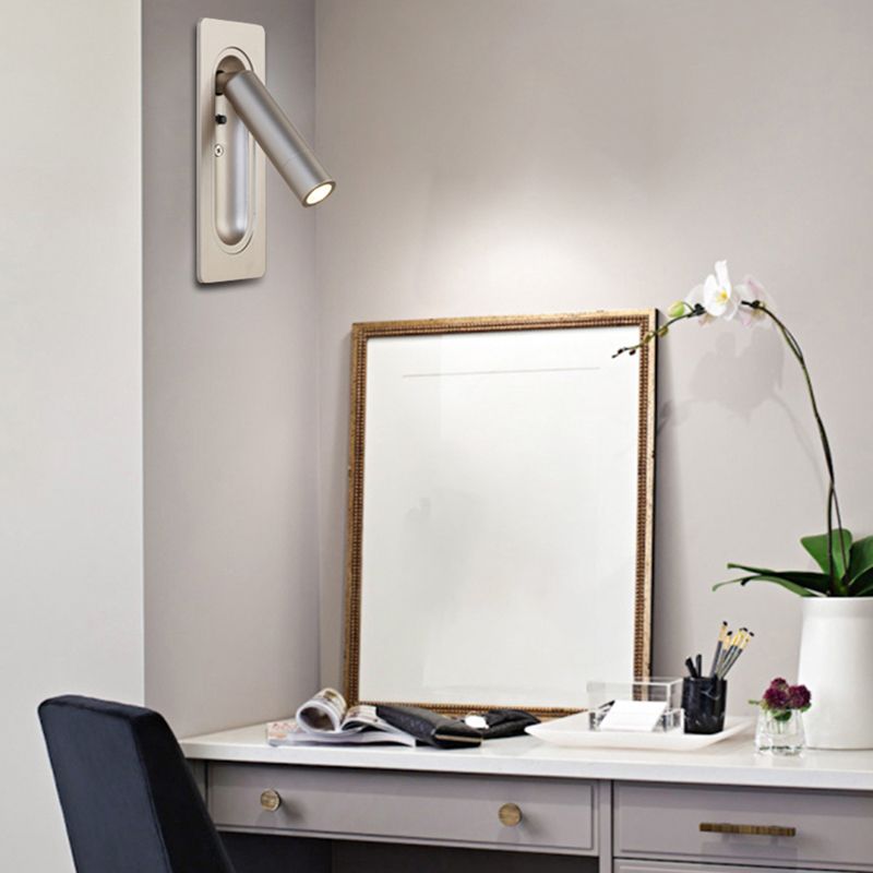 Nordic Style Aluminium Wandleuchter Zylinder 1 Licht Lesen Wandleuchte für Schlafzimmer