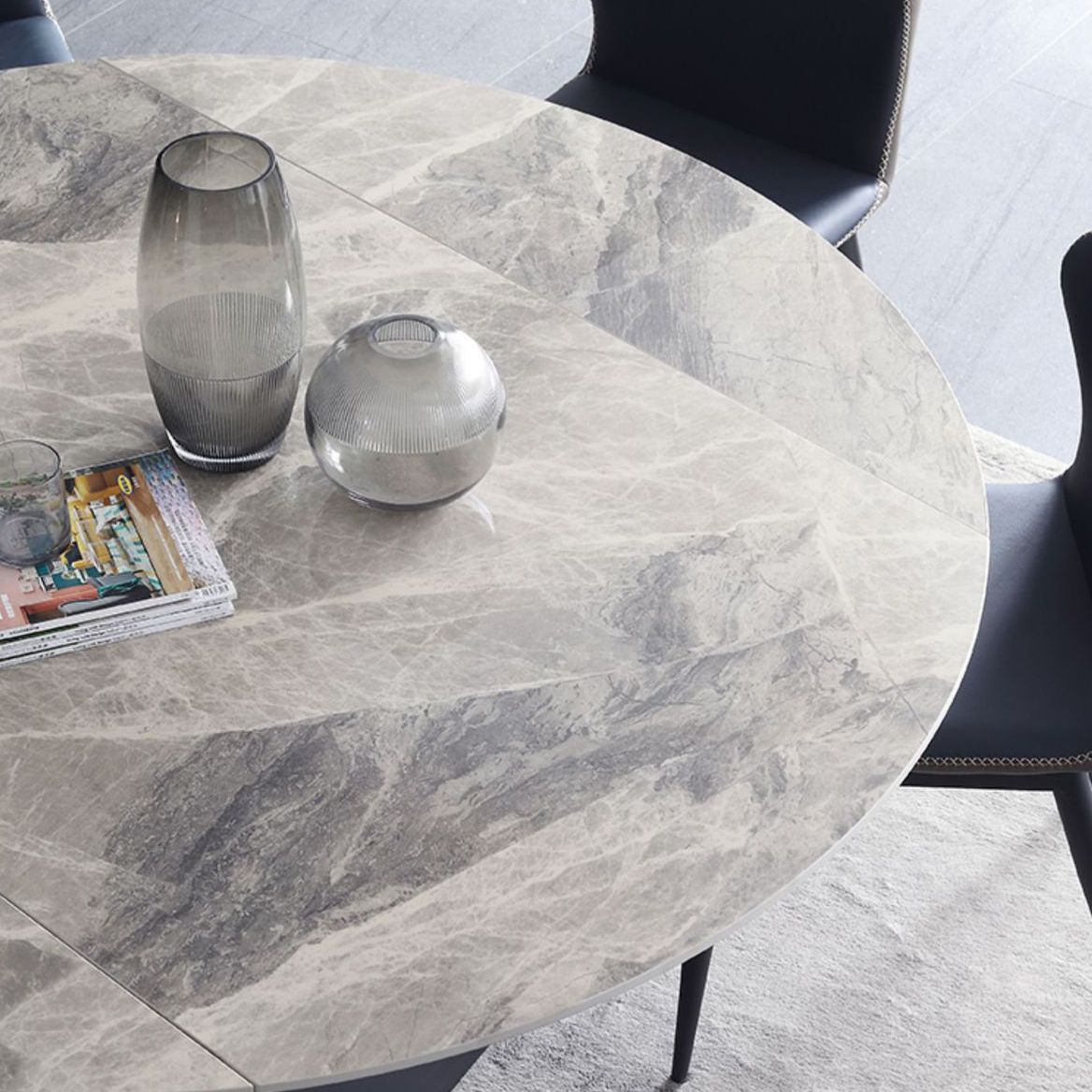 Modern 1/4/5/7 Pieces Dining Room Set Round Dining Room Table Set