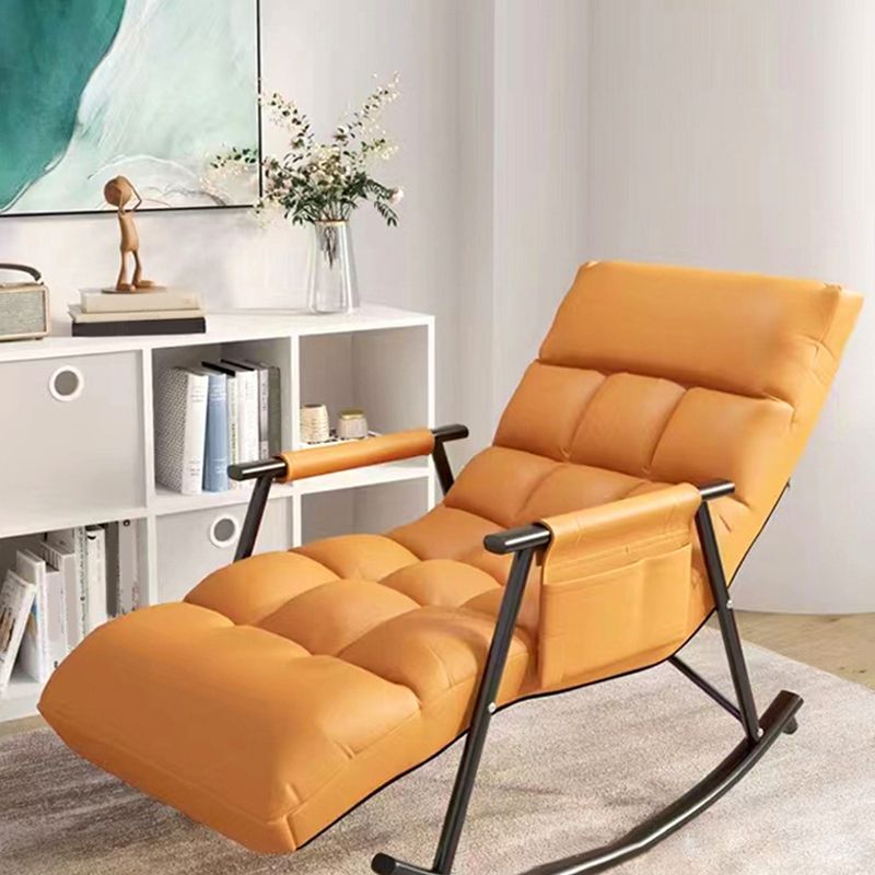 Modern Style Sofa Rocking Chair Single Indoor Rocking Chair with Cushion