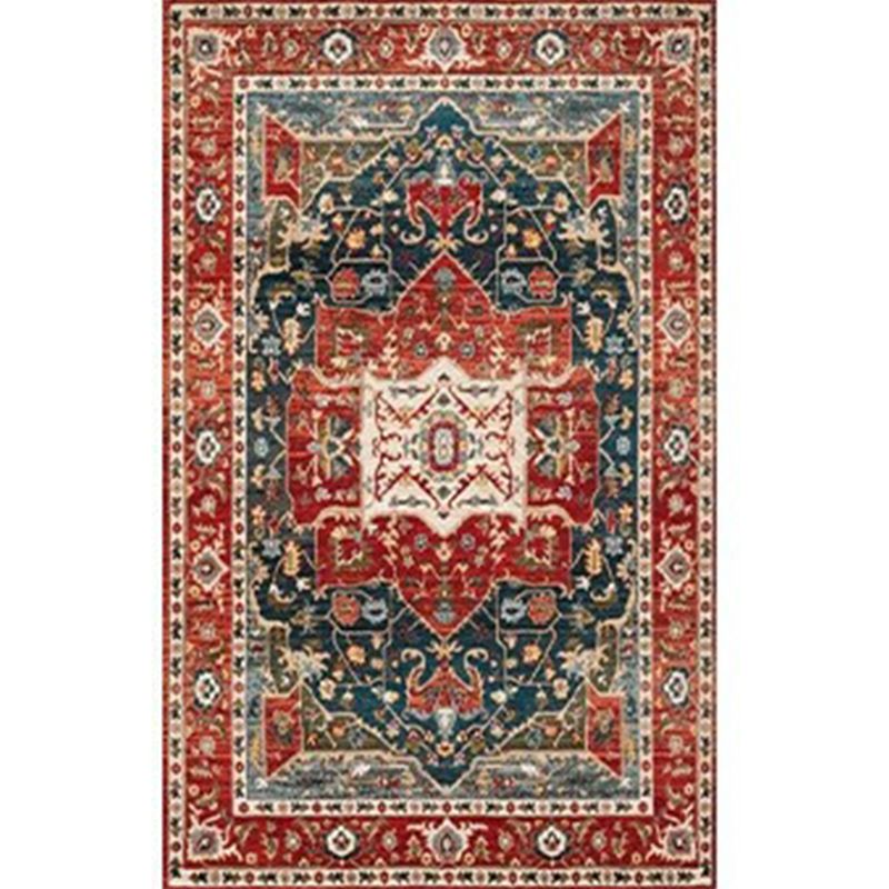 Fancy Traditional Teppich Red Tribal Muster Fläche Rus