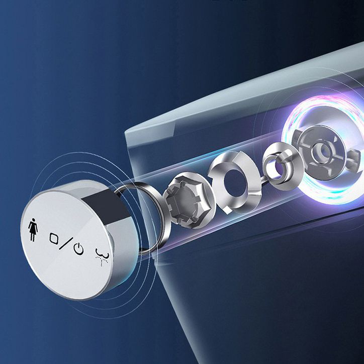 Contemporary One Piece Toilet White Urine Toilet for Bathroom