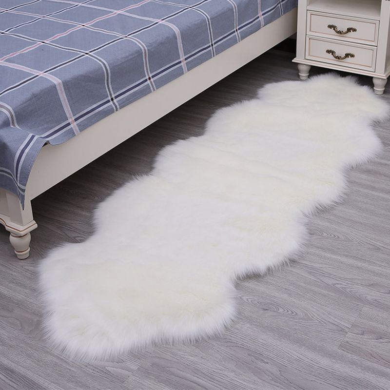 Tappeto novità multicolore Tappeto sintetico in tinta unita Tappeto antiscivolo Tappeto per interni resistente alle macchie per camera da letto