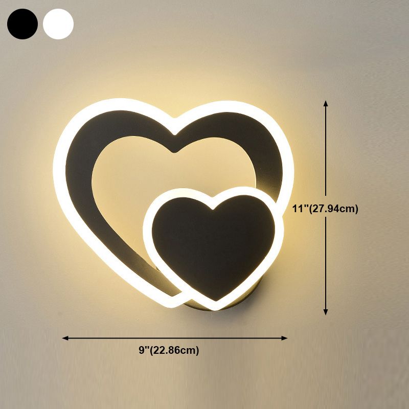 Luci da parete a forma di geometria Luci da monte in metallo per bambini per camera da letto