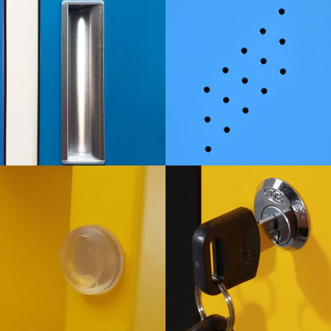 Metal Matte Finish Cabinet Contemporary Storage Cabinet with Hinged Door