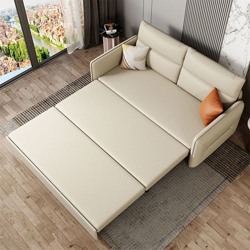 Faux Leather Stain Resistant Sofa Bed Contemporary Bed Sofa Couch