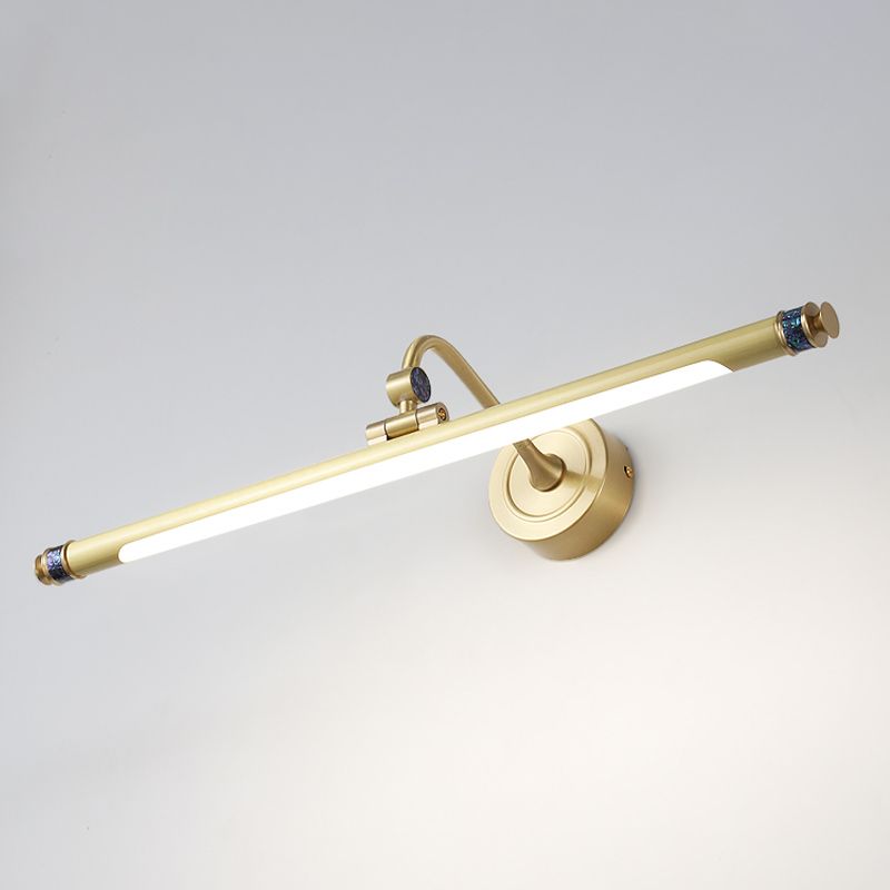 Modern Copper Vanity Light 1-Light LED Mirror Front Light with Acrylic Shade for Bathroom