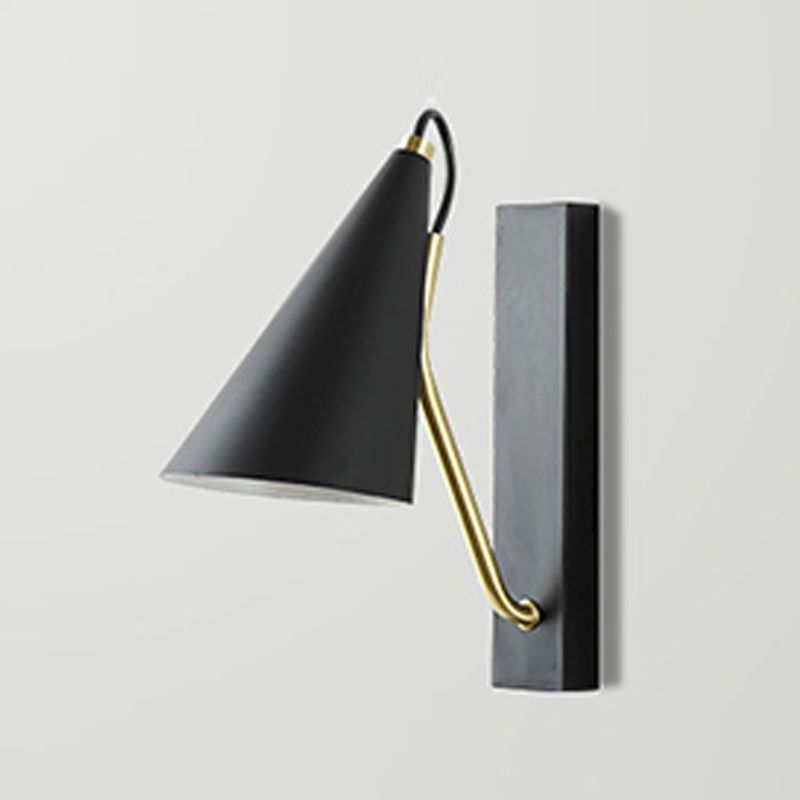 Contemporary Wall Sconce Household Metal Shade Wall Mounted Lamp for Sitting Room