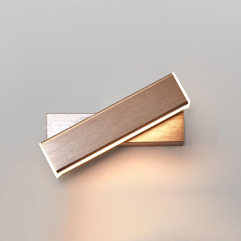 Luz de pared de pared giratoria interior nórdica lámpara de montaje de pared LED de estilo simple