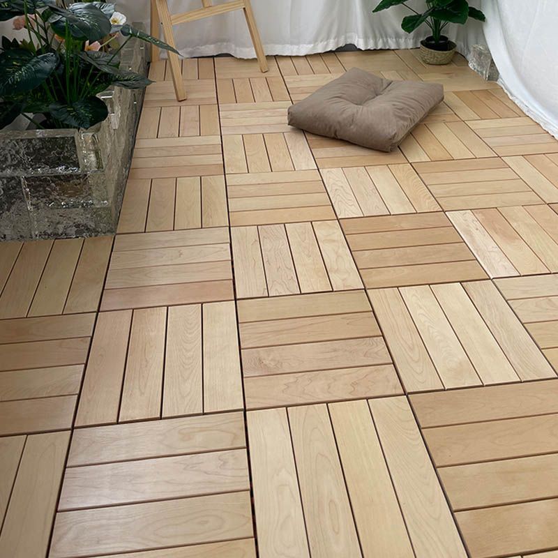 Solid Wood Deck Flooring Tiles Interlocking Deck Flooring Tiles