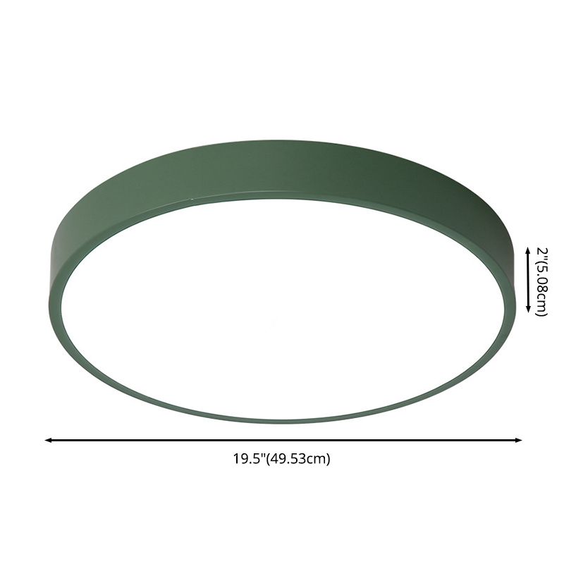 Circulaire acrylique Flush Mount Light Fixtures Modern Flush Mount Lamp