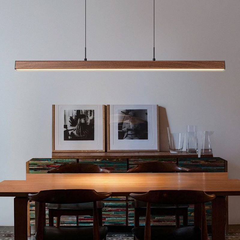 Luz de aluminio LED de lámpara colgante moderno simple para comedor para comedor