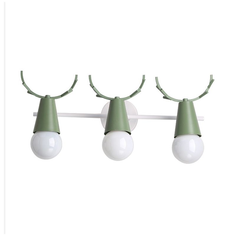 Multi-Light Geometric Wall Lamps Modern Style Metal Wall Mounted Lights