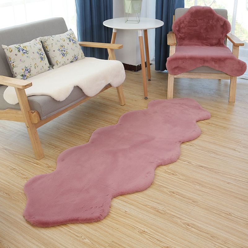 Tapis de décoration simple Multi couleur Couleur de couleur Couleur de tapis Coton Mélange de coton non glissant