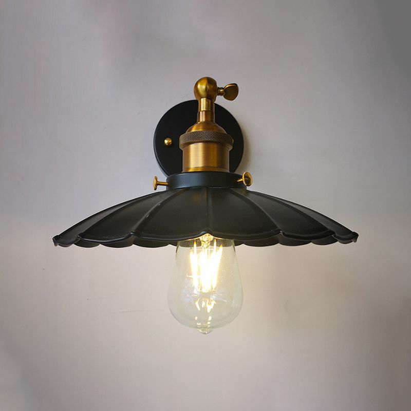 Stile industriale Monte a parete Luce vintage soggiorno Sallo Sconcetto Apparecchio di illuminazione con applique