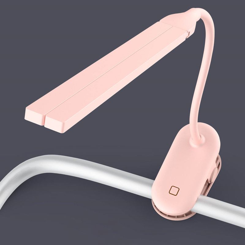 Macaron linéaire serrage de bureau lampe en plastique en plastique